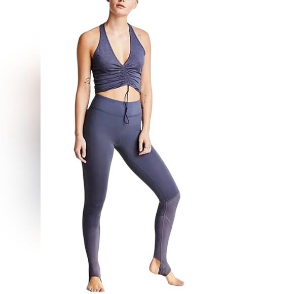 Free People Movement Aerial Illusion Stirrup footed Leggings Gray Small - Picture 1 of 8